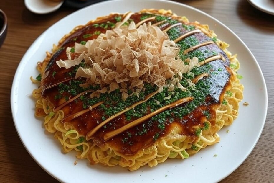 Okonomiyaki (Osaka-style)