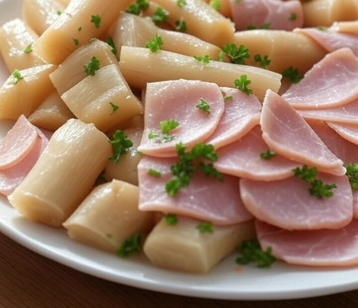 Stewed Bamboo Shoots with Ham