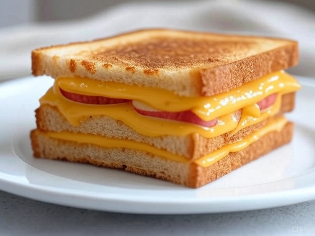 Vermont Cheddar Apple Grilled Cheese