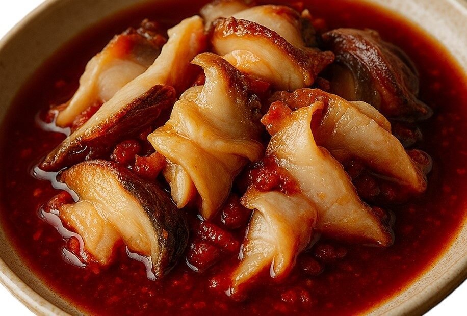 Sliced Whelk in Red Vinasse