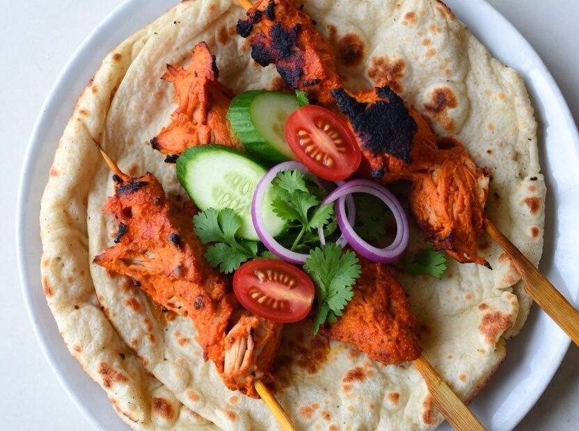 Spicy Chicken Tikka Skewers