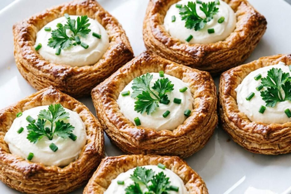 Tarteletter with Chicken and Asparagus